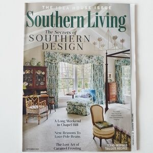 Southern Living Magazine September, 2025 - The Secrets of Southern Design